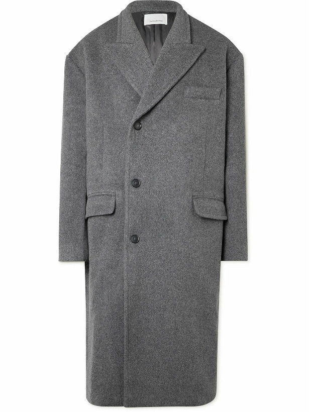 Photo: The Frankie Shop - Curtis Oversized Wool-Blend Coat - Gray