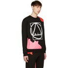 McQ Alexander McQueen Black Abstract Icon Clean Pullover