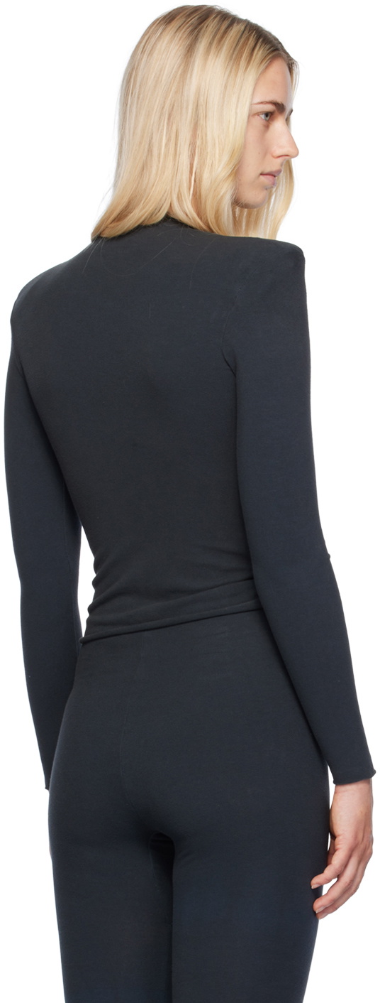 GREG ROSS SSENSE Exclusive Black Zip Top
