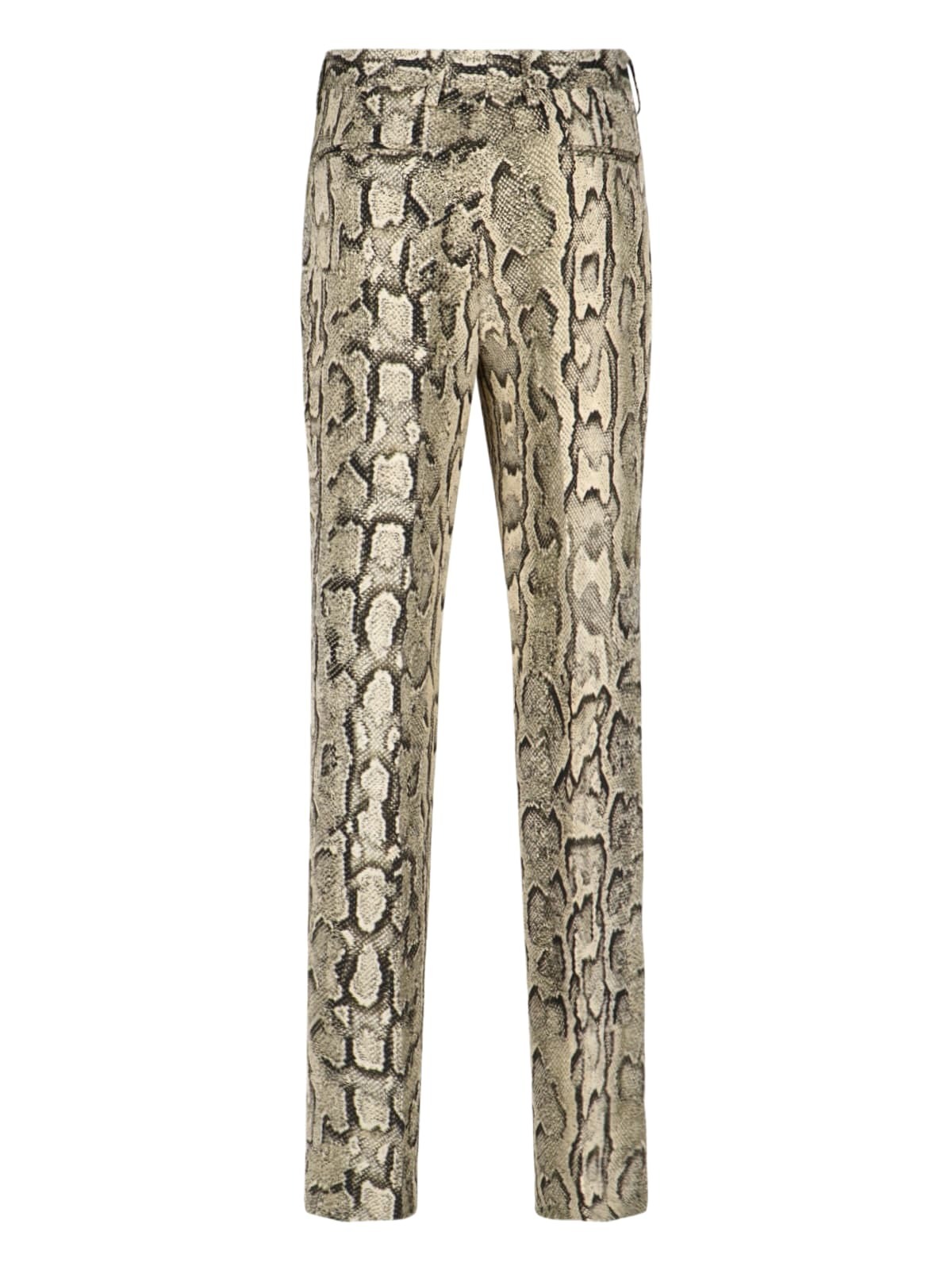 Dries Van Noten Python Print Pants