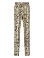 Dries Van Noten Python Print Pants