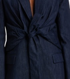 Gabriela Hearst Grant denim blazer