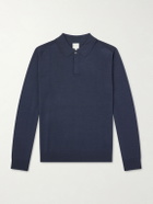 Paul Smith - Merino Wool Polo Shirt - Blue