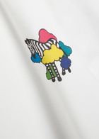 PS Paul Smith Cloud Zebra Printed Cotton T-shirt White