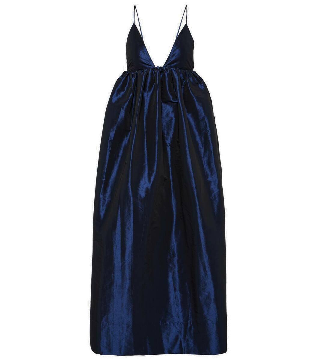 【関税&送料込】Ganni Taffeta Dress Taffeta Dress in Black – SVRN