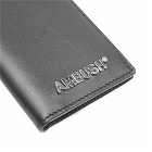 Ambush Men's Folder Card Holder in Black/Silver
