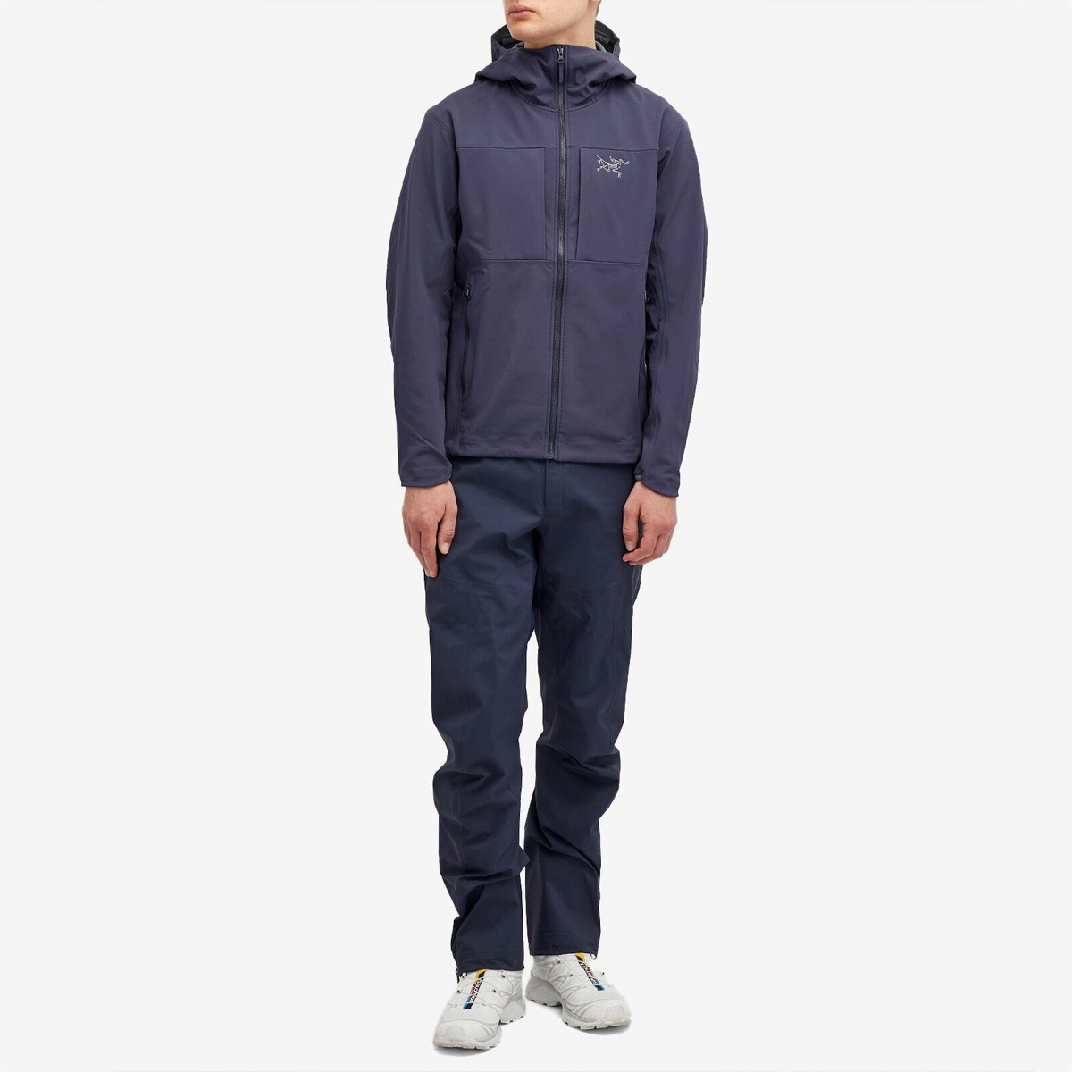 ジャケット・アウター ARC'TERYX Gamma MX Hoody Black Sapphire Arc'teryx Gamma MX Hoody Men's Black Sapphire Size Large New