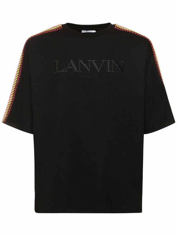 Photo: LANVIN - Curb Oversized Cotton Jersey T-shirt