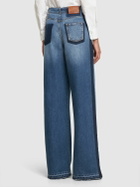 ALEXANDER MCQUEEN - Wide Leg Denim Jeans