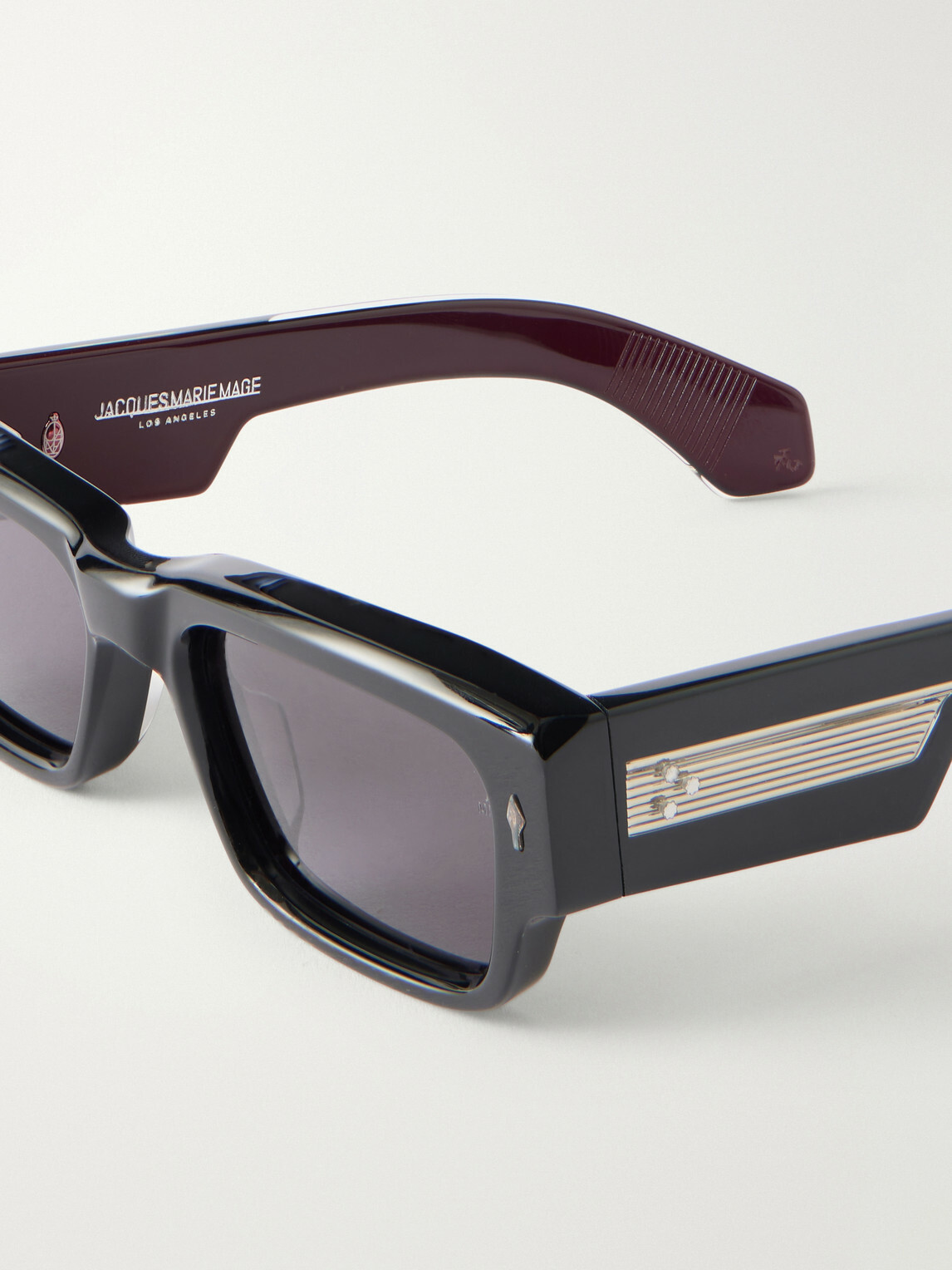 Jacques Marie Mage - Engel D-Frame Acetate Sunglasses - Black