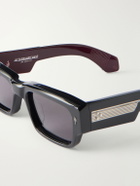 Jacques Marie Mage - Engel D-Frame Acetate Sunglasses - Black