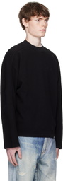 Represent Black Waffle Long Sleeve T-shirt