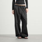 SKIMS Women's Sateen Oversized Cargo Pants in Onyx