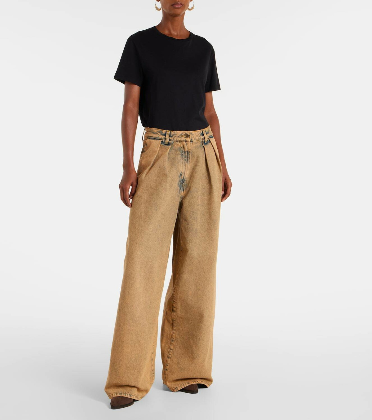 Alanui Desert Rose wide-leg jeans