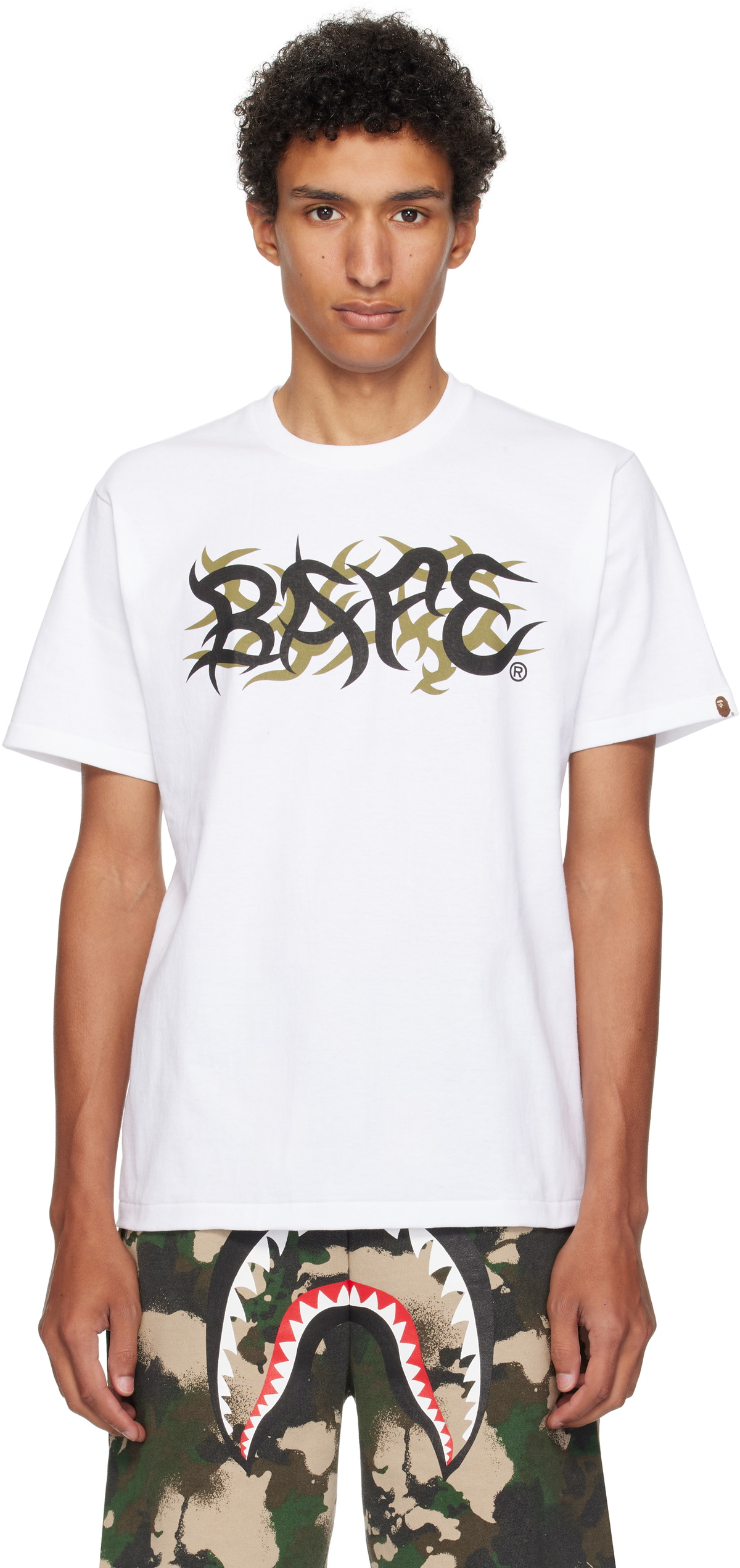 BAPE Black and Pink ABC Camo Big Ape T-Shirt A Bathing Ape