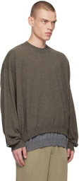 Magliano Brown Layered Sweater