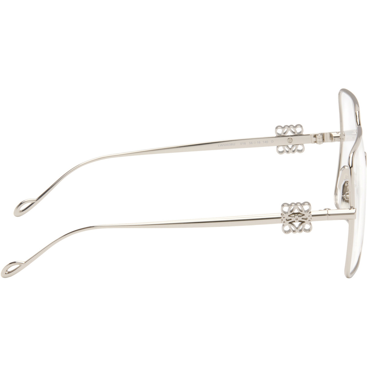 LOEWE Silver Square Glasses