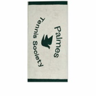 Palmes Men's Wet Tennis Towel — Medium in Off-White/Green
