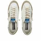 Golden Goose Men's Super-Star Leather Sneakers in Milky/Taupe