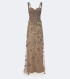 Georges Hobeika Embellished tulle gown