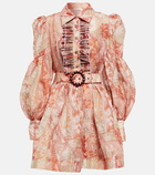 Zimmermann Kaleidoscope floral silk-blend minidress