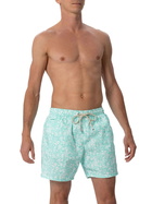 MC2 Saint Barth Comfort Light Classic Stretch Swim Shorts With Flower Print