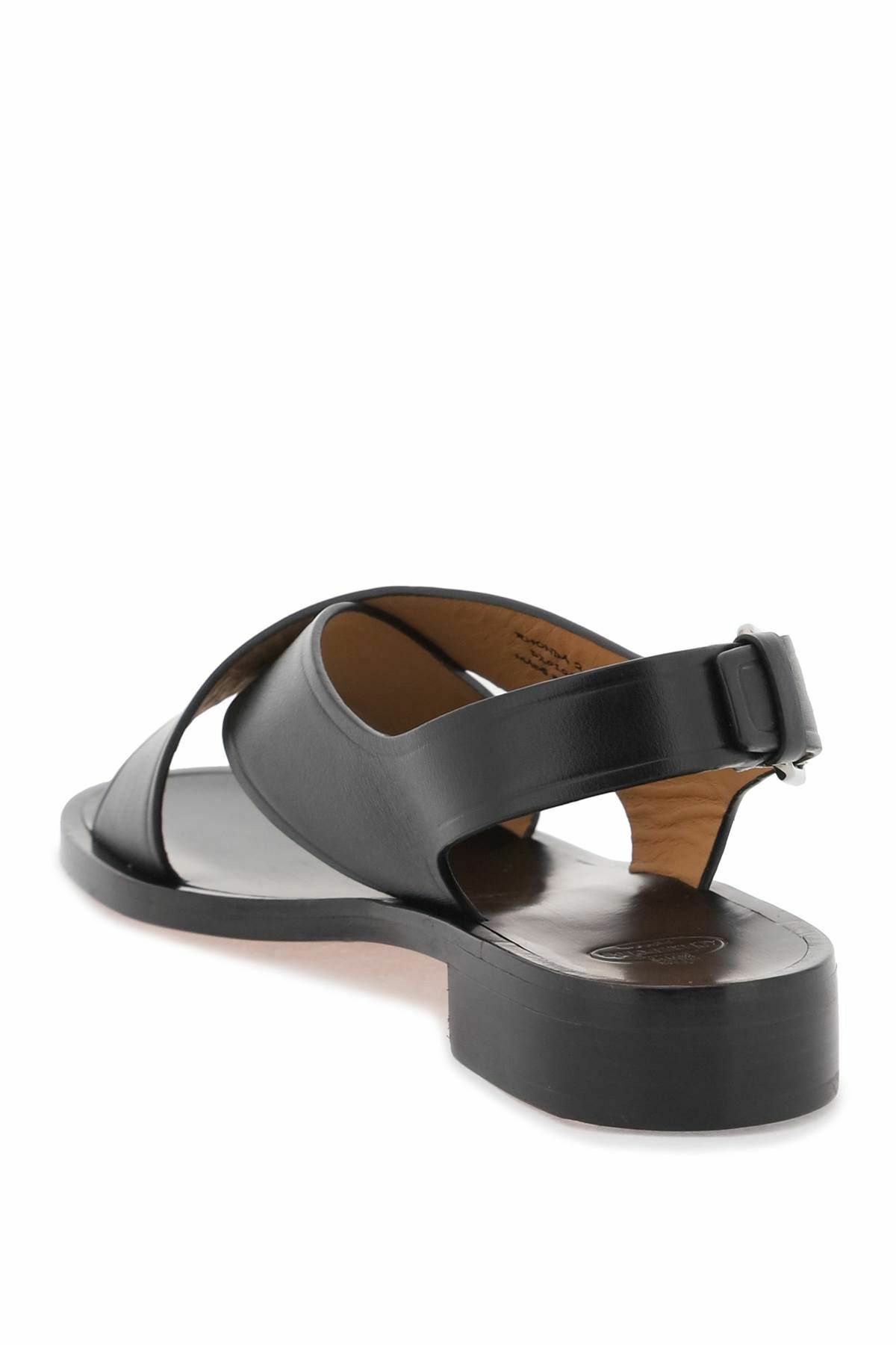 【関税&送料込】Church'S Black Leather Rhonda Sandals CHURCH'S 
