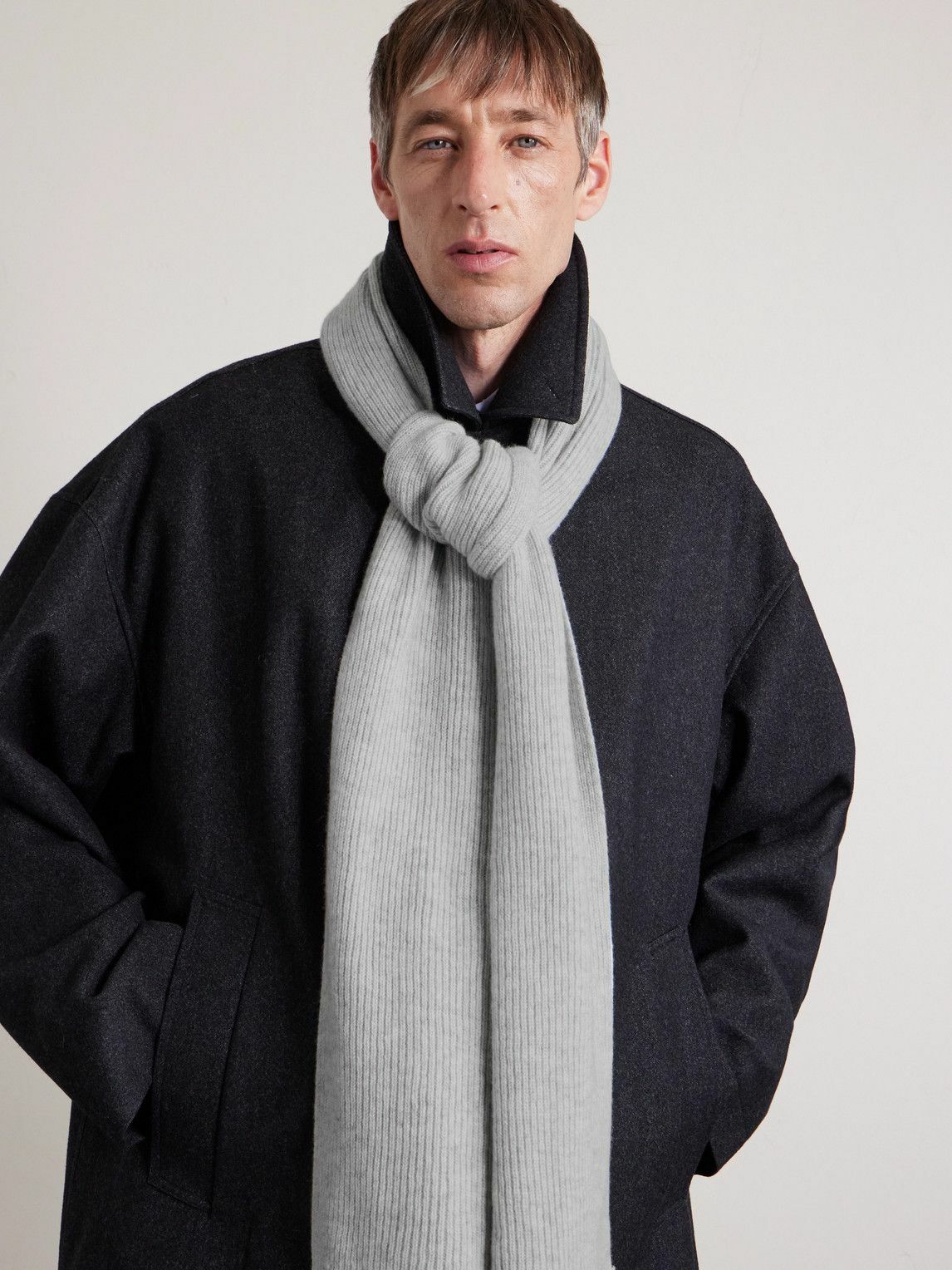 William Lockie - Ribbed Cashmere Scarf