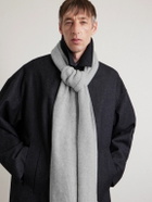 William Lockie - Ribbed Cashmere Scarf