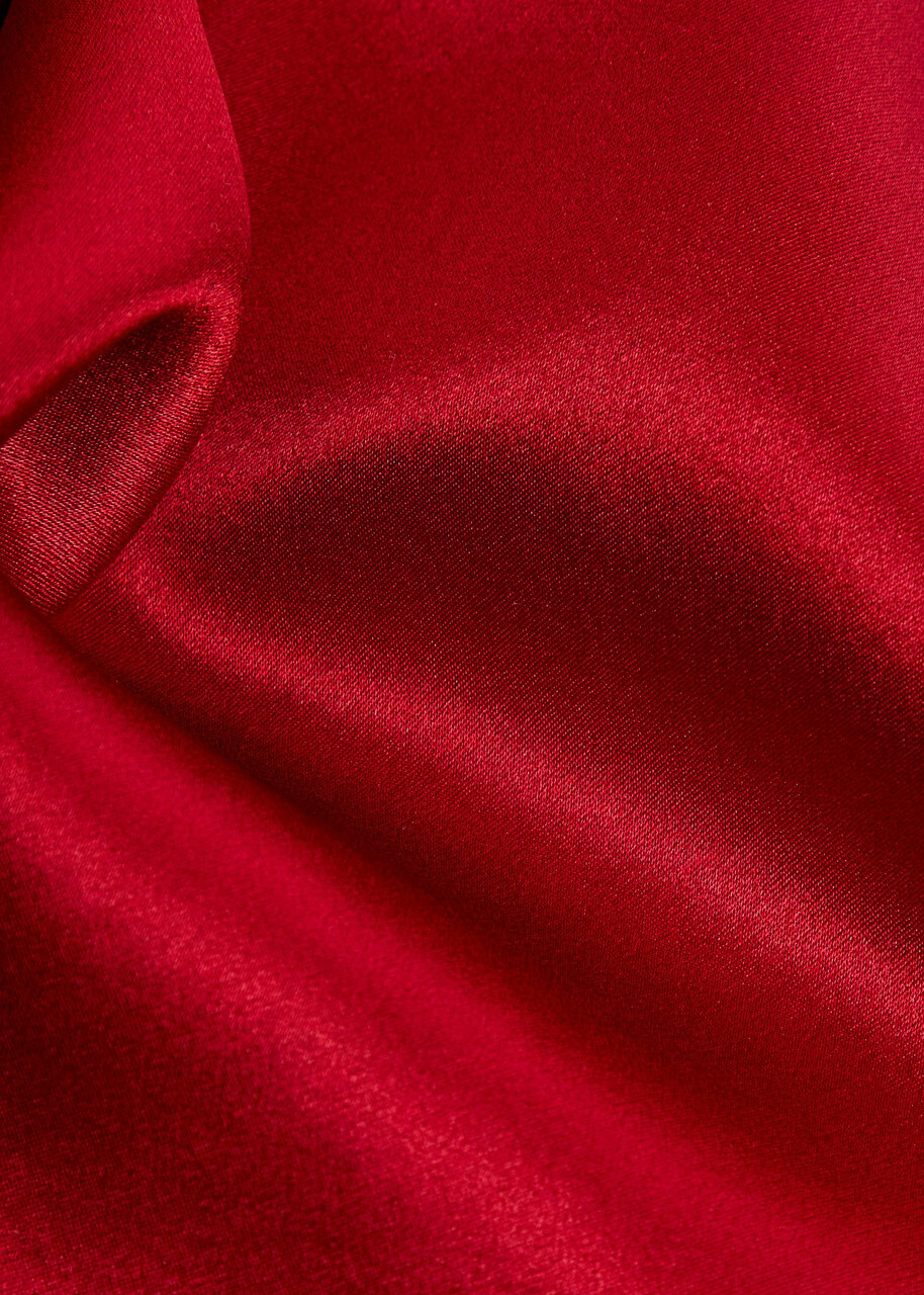Reformation Jeany Halterneck Silk Maxi Dress Red