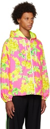 Versace Pink & Yellow Floral Jacket