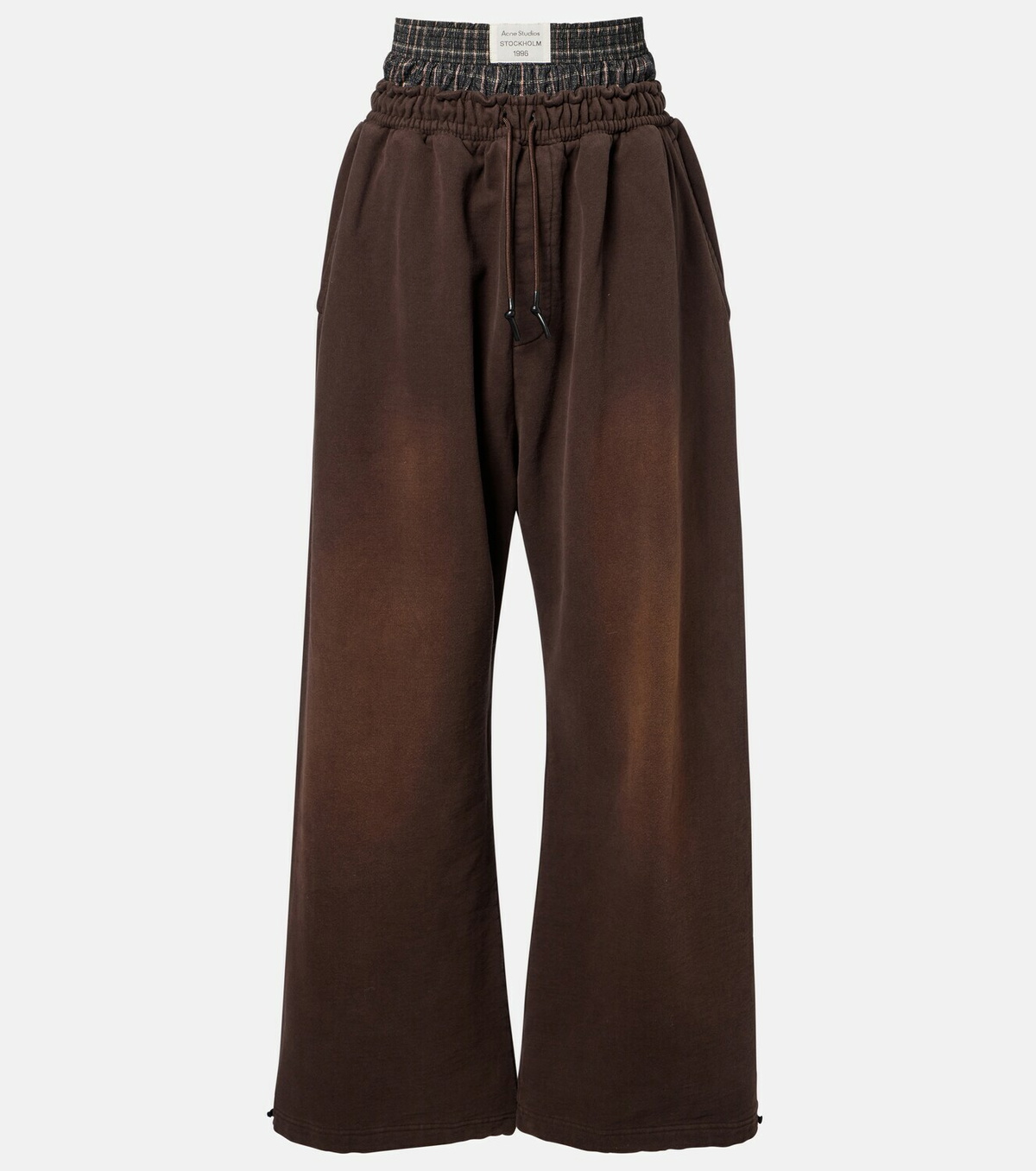 Acne Studios Layered cotton sweatpants