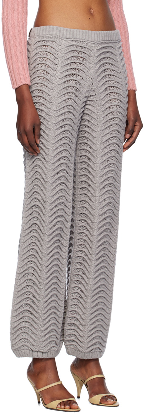 Isa Boulder Gray Canyon Wave Lounge Pants