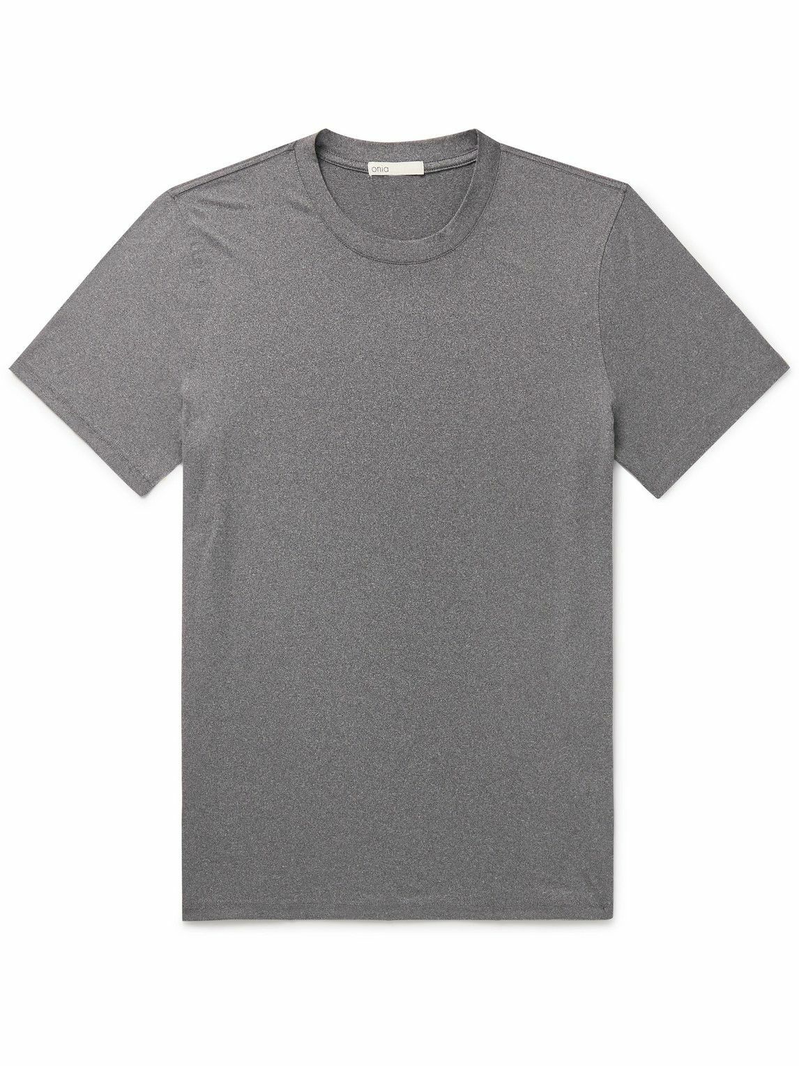 Photo: Onia - Everyday UltraLite Stretch-Jersey T-Shirt - Gray