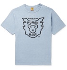 Human Made - Logo-Print Cotton-Jersey T-Shirt - Blue