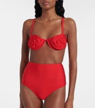 Adriana Degreas Floral-appliqué bikini
