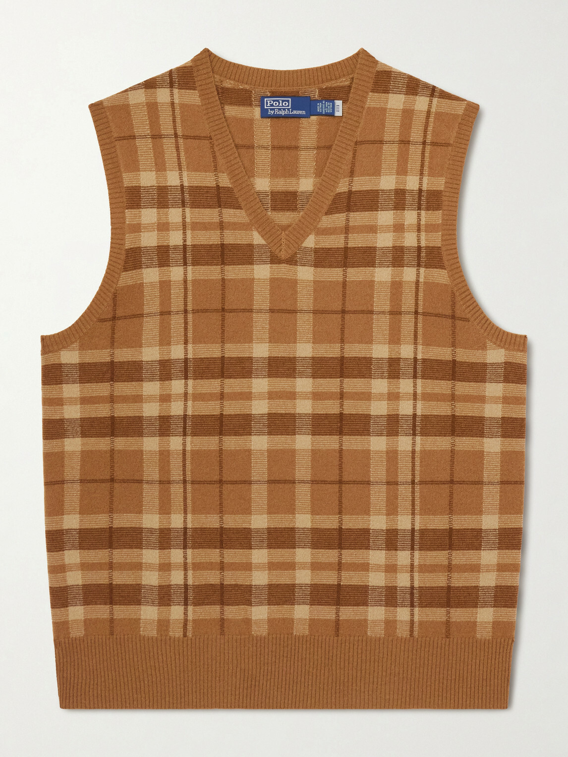 Polo Ralph Lauren - Checked Cashmere Vest - Brown