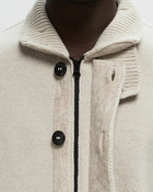 Stone Island Maglieria Tagliata Beige - Mens - Zippers & Cardigans