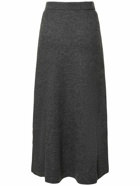 AURALEE - Milled Wool Midi Skirt