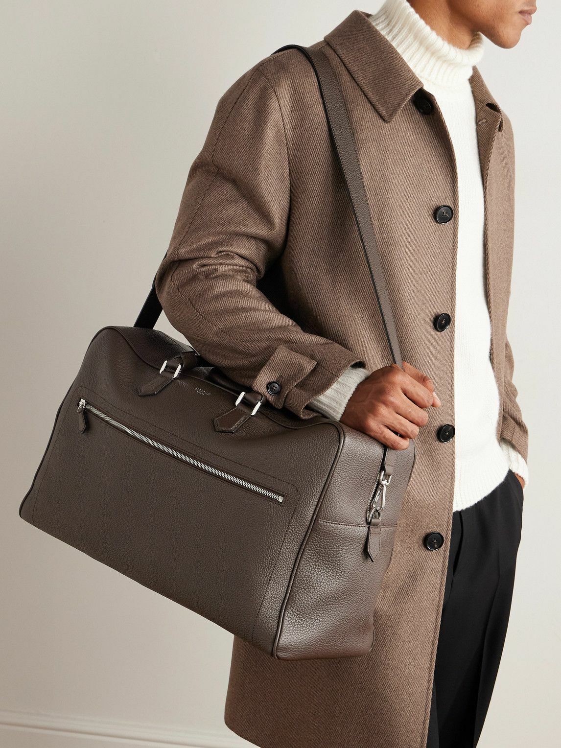 Serapian - Full-Grain Leather Holdall
