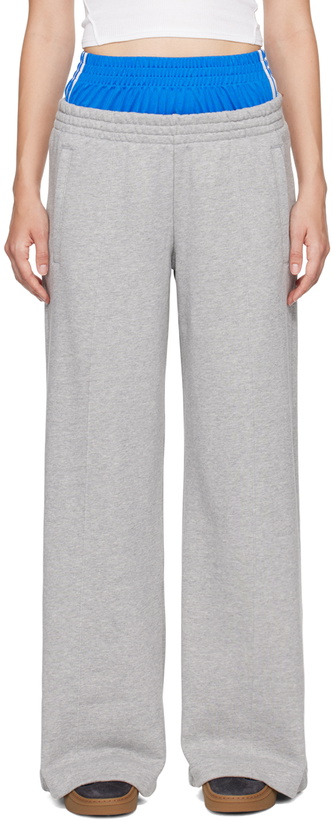 Photo: adidas Originals Gray KSENIASCHNAIDER 2-in-1 Track and Sweat Lounge Pants