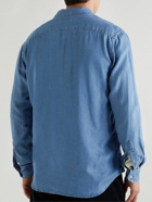Altea - Preston Button-Down Collar Lyocell Shirt - Blue