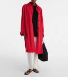 JUDE Vermelho leather thong sandals