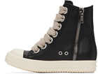 Rick Owens Black Porterville Jumbo Laced Sneakers