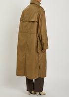 Lemaire Hooded Water-repellent Nylon Raincoat Camel
