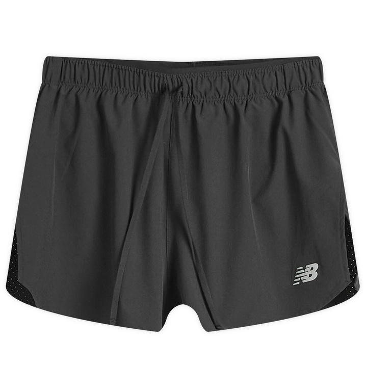 Photo: New Balance RC Split Short 3" in Black