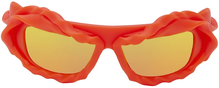 Photo: Ottolinger SSENSE Exclusive Red Twisted Sunglasses