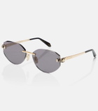 Bvlgari Serpenti Forever oval sunglasses