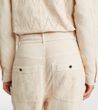 Marant Etoile Kellen broderie anglaise cotton jumpsuit