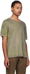 NotSoNormal Taupe Sprayed T-Shirt
